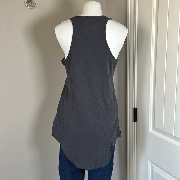 FRANK and EILEEN TEE LAB BASE LAYER TANK Dark Grey Lightweight Cotton Sz L - Picture 8 of 13